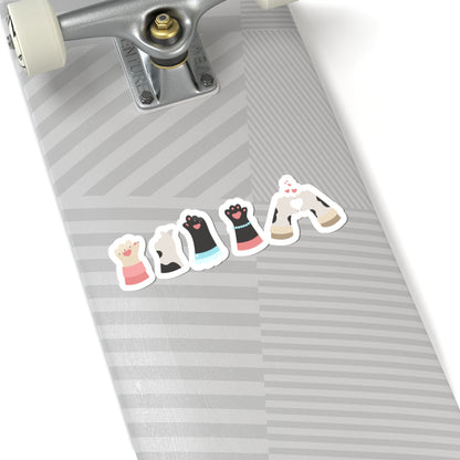 Kiss-Cut Vinyl Decals - Paw Printify