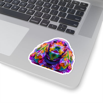Kiss-Cut Stickers - The golden retriever Printify