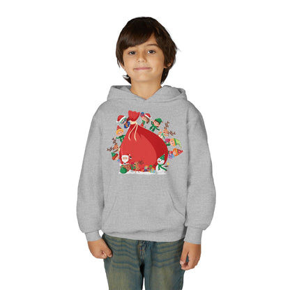 Youth Heavy Blend Hooded Sweatshirt - Super kiddo and big gift - [[{"value":"Wonderwear Kid"}]]