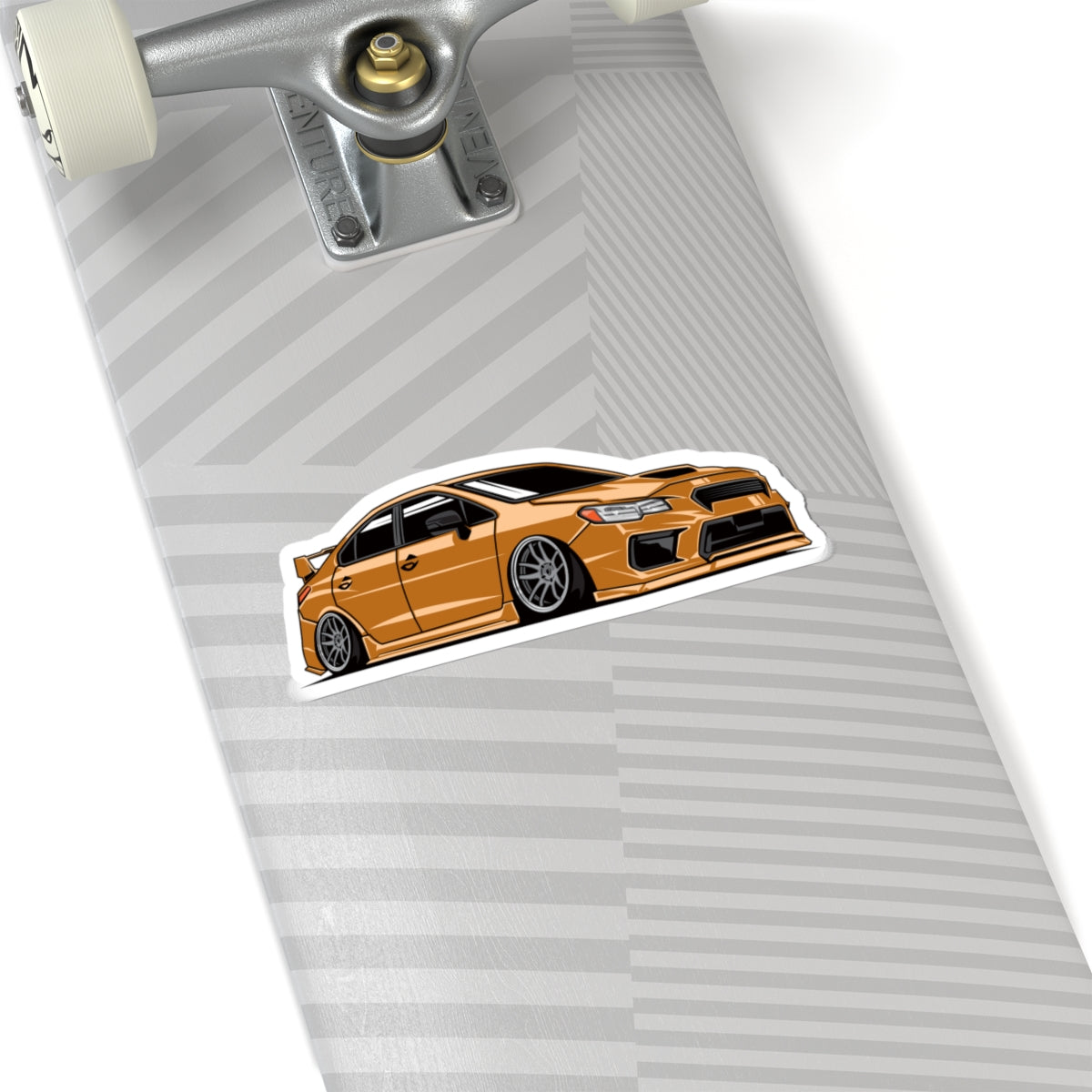 Kiss-Cut Stickers - Orange car