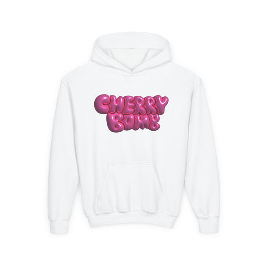 Youth Heavy Blend Hooded Sweatshirt - Cherry Bomb