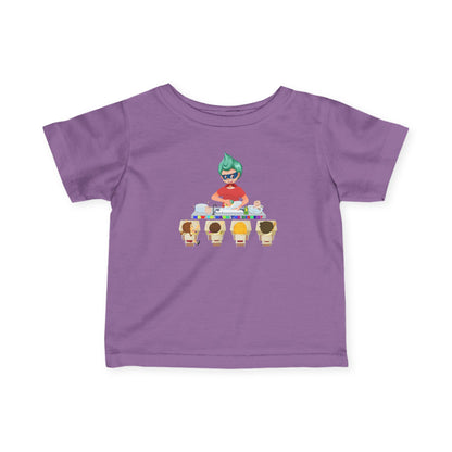 Infant Fine Jersey Tee - Little kiddo teaching to wash dishes - [[{"value":"Wonderwear Kid"}]]