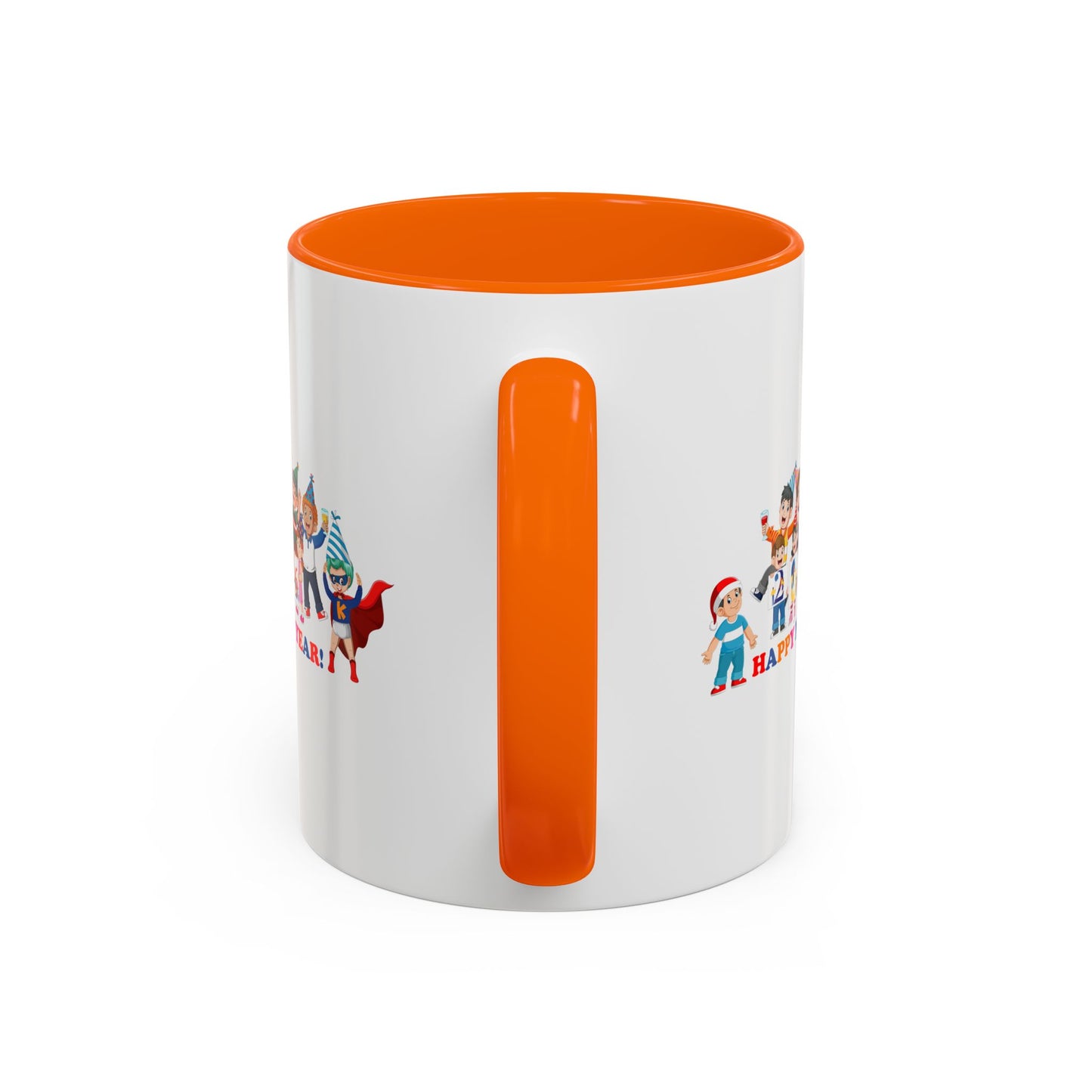 Accent Coffee Mug - Happy new year from super kiddo