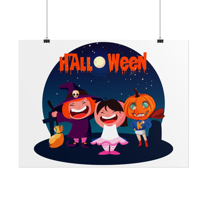 Rolled Posters - Super kiddo wearing pumpkin - [[{"value":"Wonderwear Kid"}]]