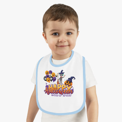 Baby Bib - Happy halloween trick or treat - [[{"value":"Wonderwear Kid"}]]