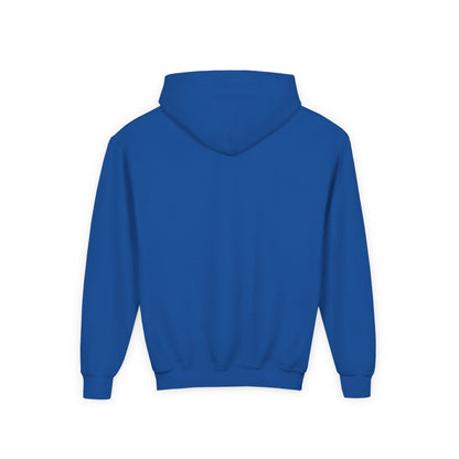 Youth Heavy Blend Hooded Sweatshirt - Christmas with super kiddo pet friends with text - [[{"value":"Wonderwear Kid"}]]