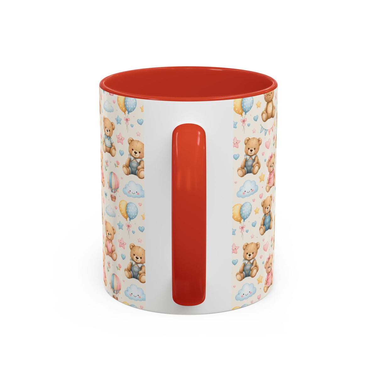 Accent Coffee Mug  (11/15 oz) - Pastel Teddy Bear Nursery