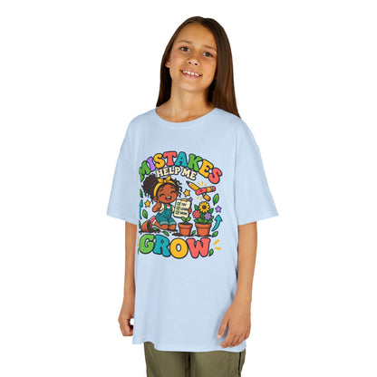 Kids Heavy Cotton™ Tee - Mistakes Help Me Grow