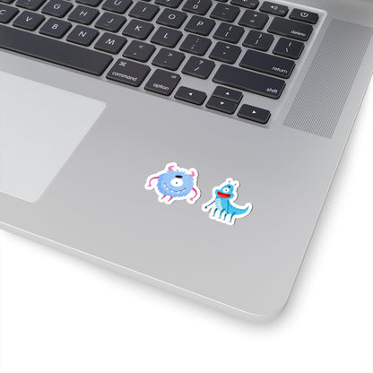 Kiss-Cut Vinyl Decals - One eyed monster Printify