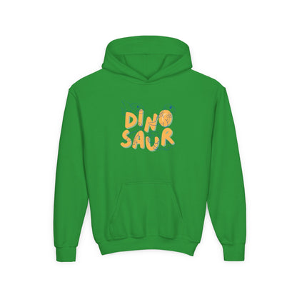 Youth Heavy Blend Hooded Sweatshirt -  Dino-saur Printify