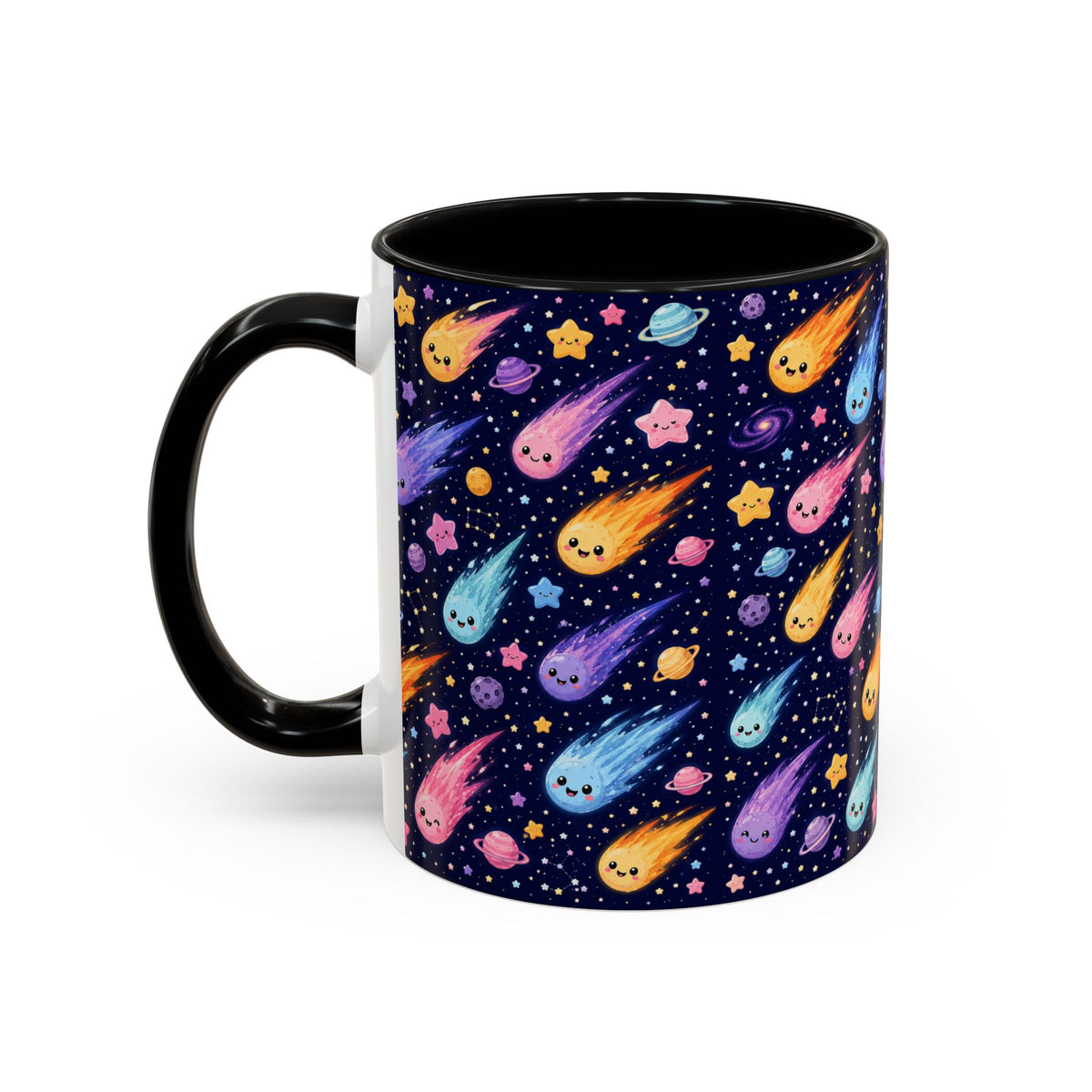 Accent Coffee Mug  (11/15 oz) - Cosmic Comet
