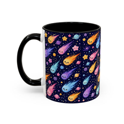 Accent Coffee Mug  (11/15 oz) - Cosmic Comet