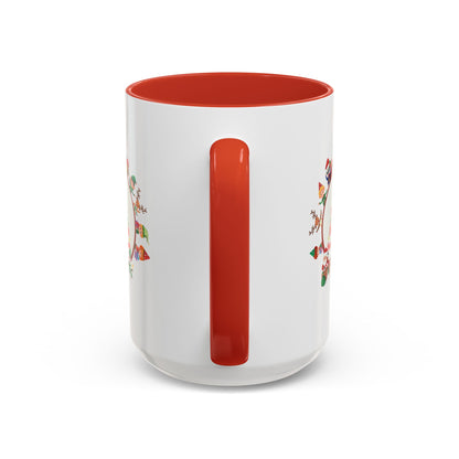 Accent Coffee Mug - We wish you a merry christmas - [[{"value":"Wonderwear Kid"}]]