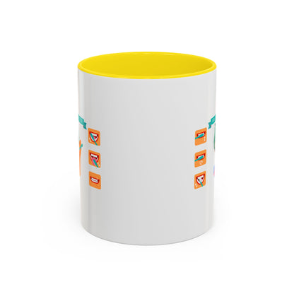 Accent Coffee Mug - Super kiddo how to brush teeth - [[{"value":"Wonderwear Kid"}]]