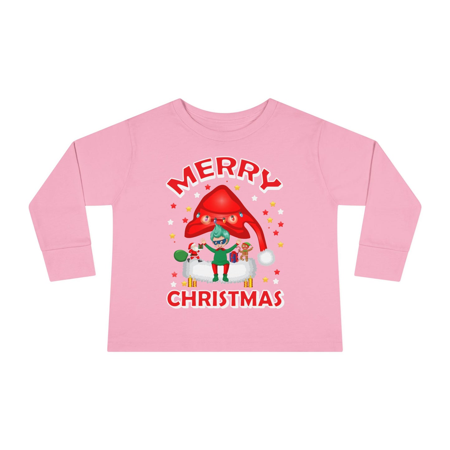 Toddler Long Sleeve Tee - Merry christmas - [[{"value":"Wonderwear Kid"}]]