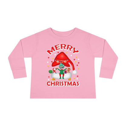 Toddler Long Sleeve Tee - Merry christmas - [[{"value":"Wonderwear Kid"}]]
