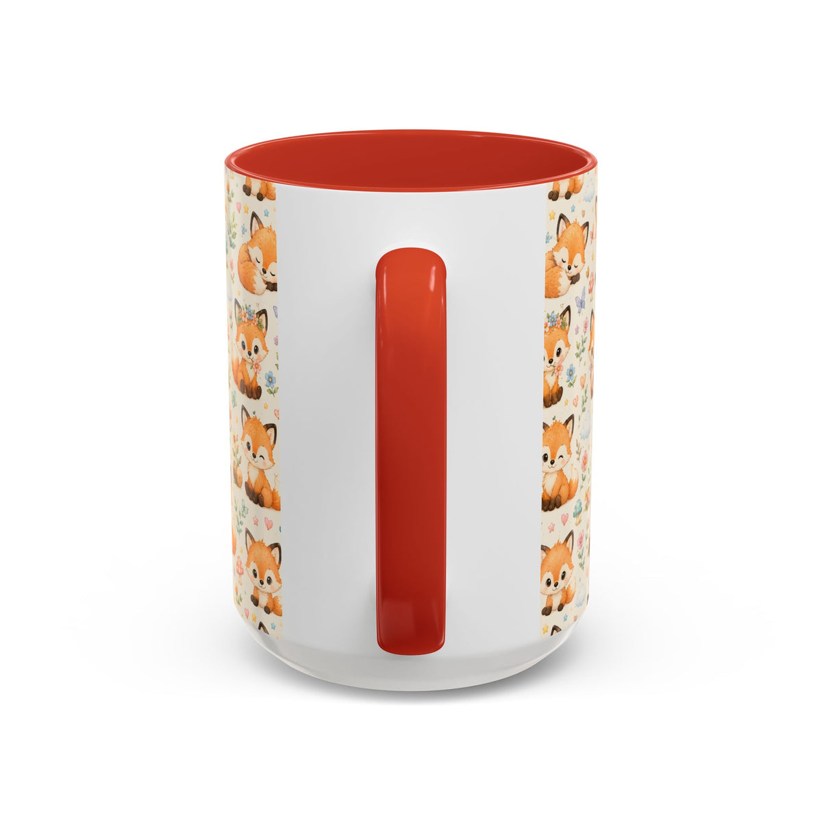 Accent Coffee Mug  (11/15 oz) - Baby foxes