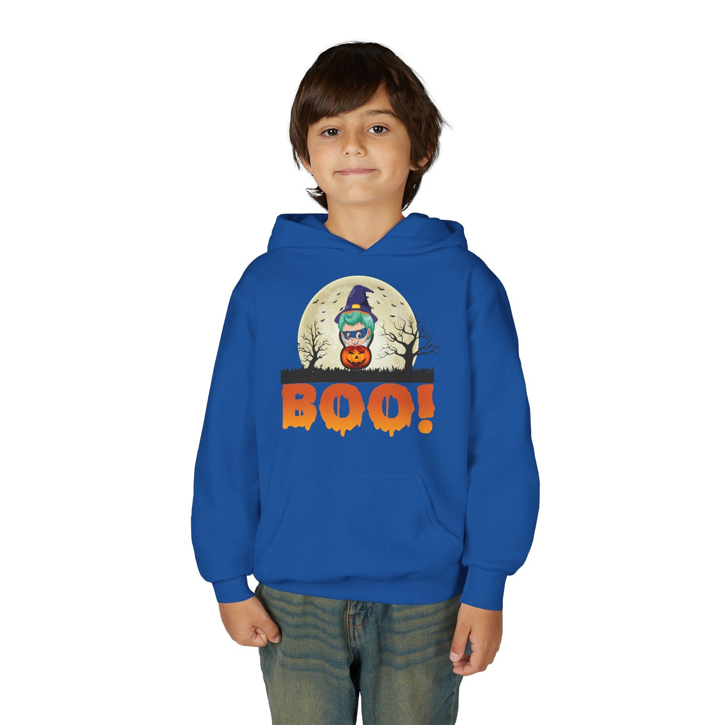 Youth Heavy Blend Hooded Sweatshirt - Boo