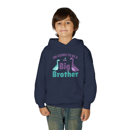 Kids Big Brother Dinosaur Hoodie Printify