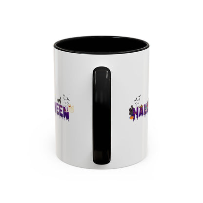 Accent Coffee Mug - Holloween word Printify