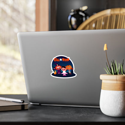 Halloween Kiss-Cut Vinyl Decals – Super kiddo wearing pumpkin - [[{"value":"Wonderwear Kid"}]]