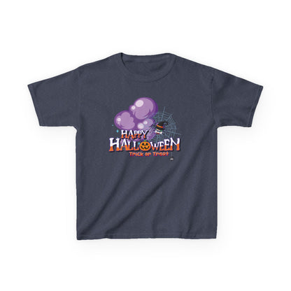 Kids Heavy Cotton™ Tee - Happy holloween - spider kiddo - [[{"value":"Wonderwear Kid"}]]