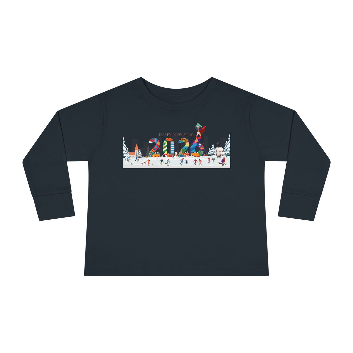 Toddler Long Sleeve Tee - Happy 2026 - [[{"value":"Wonderwear Kid"}]]