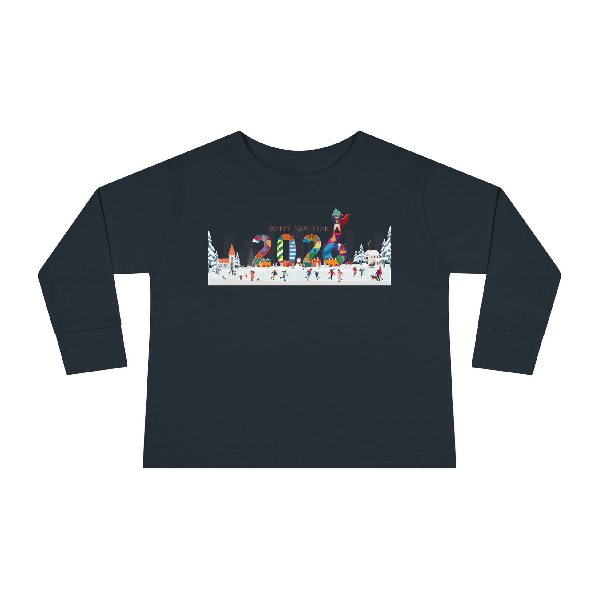 Toddler Long Sleeve Tee - Happy 2026 - [[{"value":"Wonderwear Kid"}]]