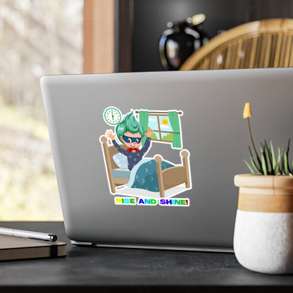 Halloween Kiss-Cut Vinyl Decals – Super kiddo teaches us to wake up early - [[{"value":"Wonderwear Kid"}]]