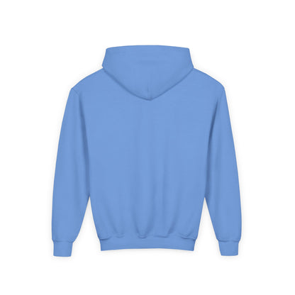 Youth Heavy Blend Hooded Sweatshirt - Super kiddo and other hero - [[{"value":"Wonderwear Kid"}]]