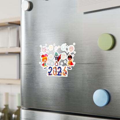 Christmas Kiss-Cut Vinyl Decals – Super kiddo and other hero - [[{"value":"Wonderwear Kid"}]]