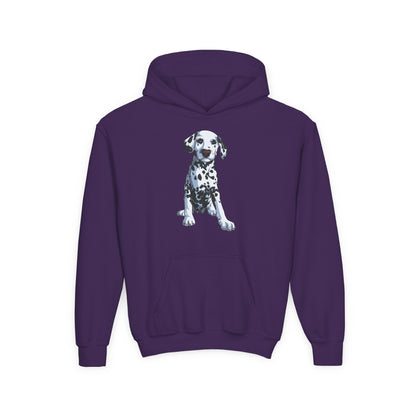 Youth Heavy Blend Hooded Sweatshirt - Dalmatian Printify