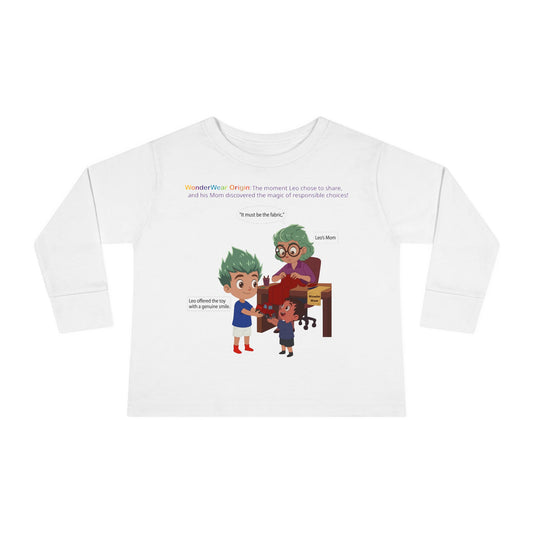 Toddler Long Sleeve Tee - WonderWear Origin - [[{"value":"Wonderwear Kid"}]]