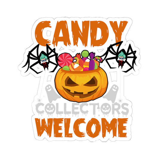 Kiss-Cut Stickers - Candy collectors by super kiddo Printify