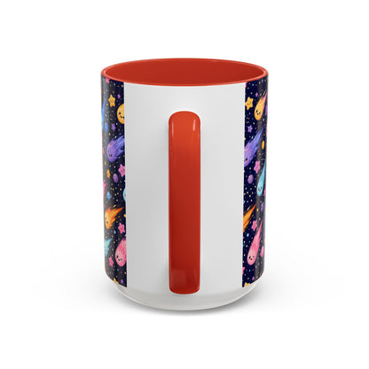 Accent Coffee Mug  (11/15 oz) - Cosmic Comet
