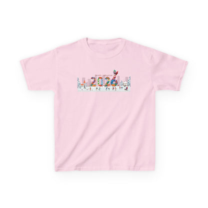 Kids Heavy Cotton™ Tee - Happy 2026 - [[{"value":"Wonderwear Kid"}]]