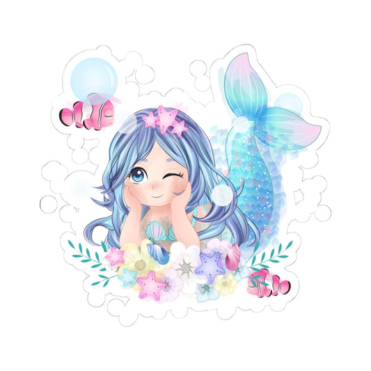 Kiss-Cut Stickers - Lovely mermaid Printify