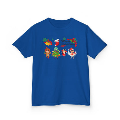 Kids Heavy Cotton™ Tee - Merry christmas from super kid - [[{"value":"Wonderwear Kid"}]]