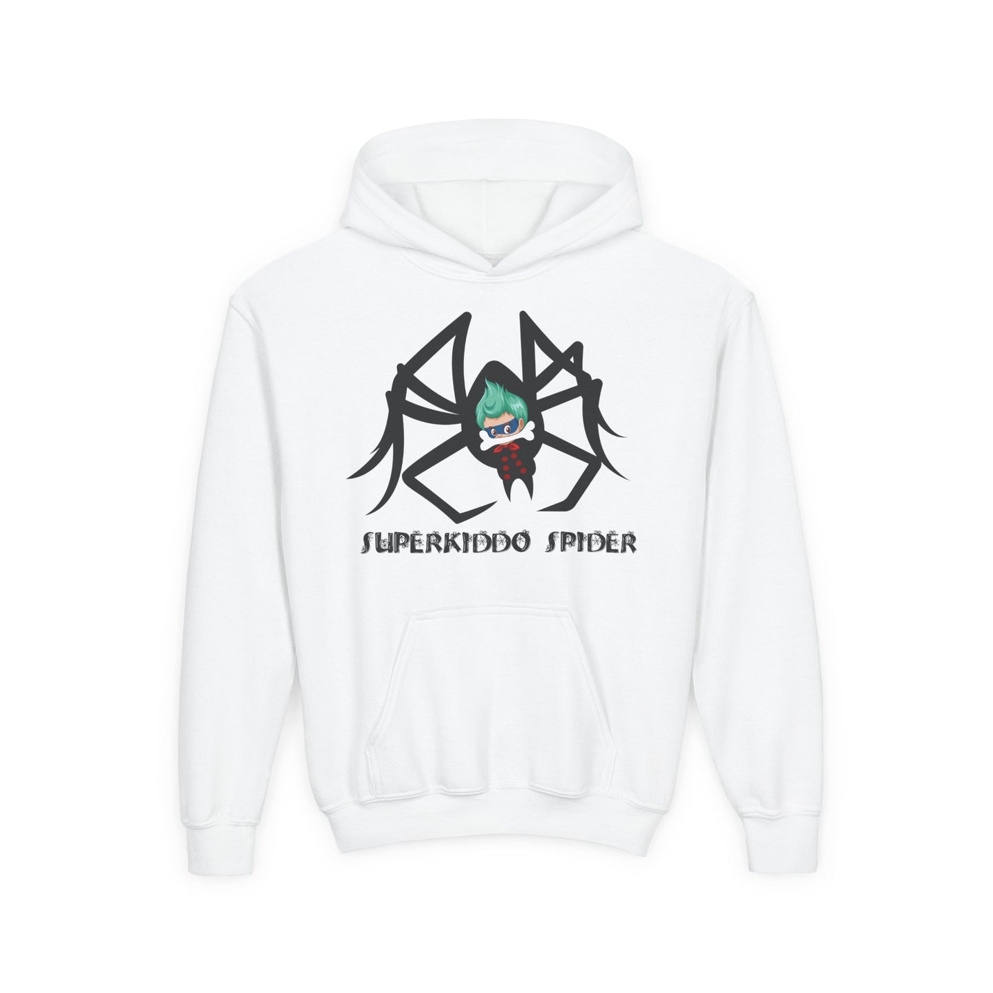 Youth Heavy Blend Hooded Sweatshirt - Spider kiddo