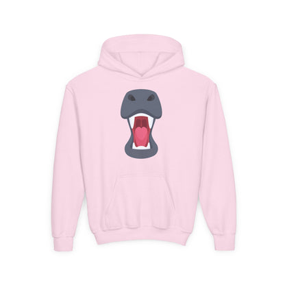 Youth Heavy Blend Hooded Sweatshirt -  Rhinos face Printify