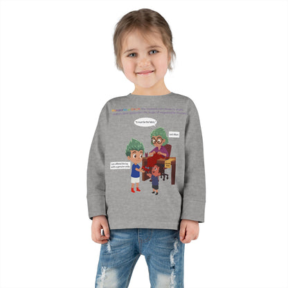 Toddler Long Sleeve Tee - WonderWear Origin - [[{"value":"Wonderwear Kid"}]]