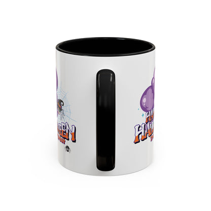 Accent Coffee Mug - Happy holloween - spider kiddo - [[{"value":"Wonderwear Kid"}]]
