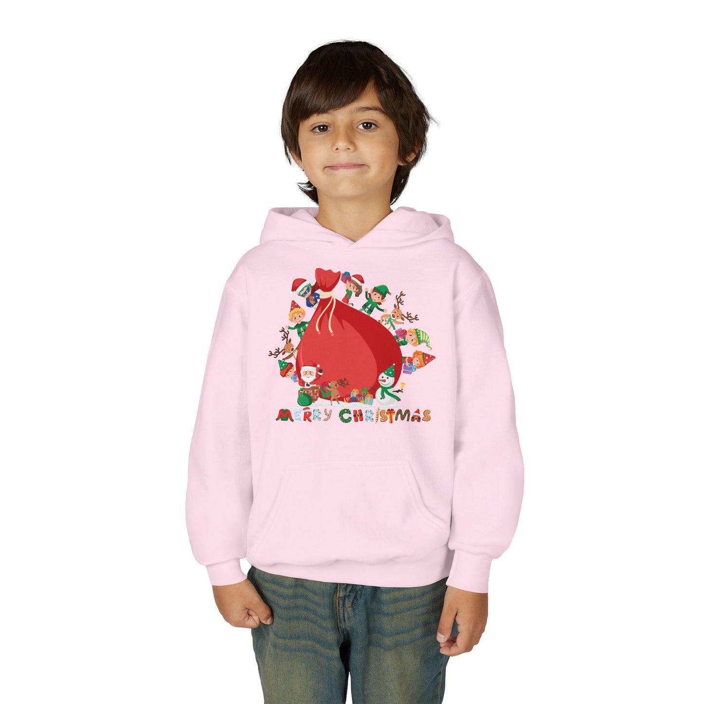 Youth Heavy Blend Hooded Sweatshirt - Super kiddo and big christmas gift