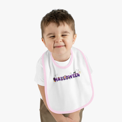 Baby Bib - Holloween word Printify