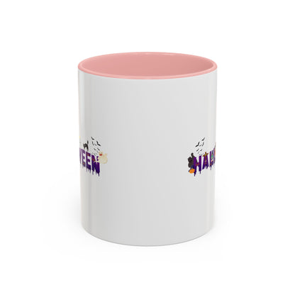 Accent Coffee Mug - Holloween word Printify