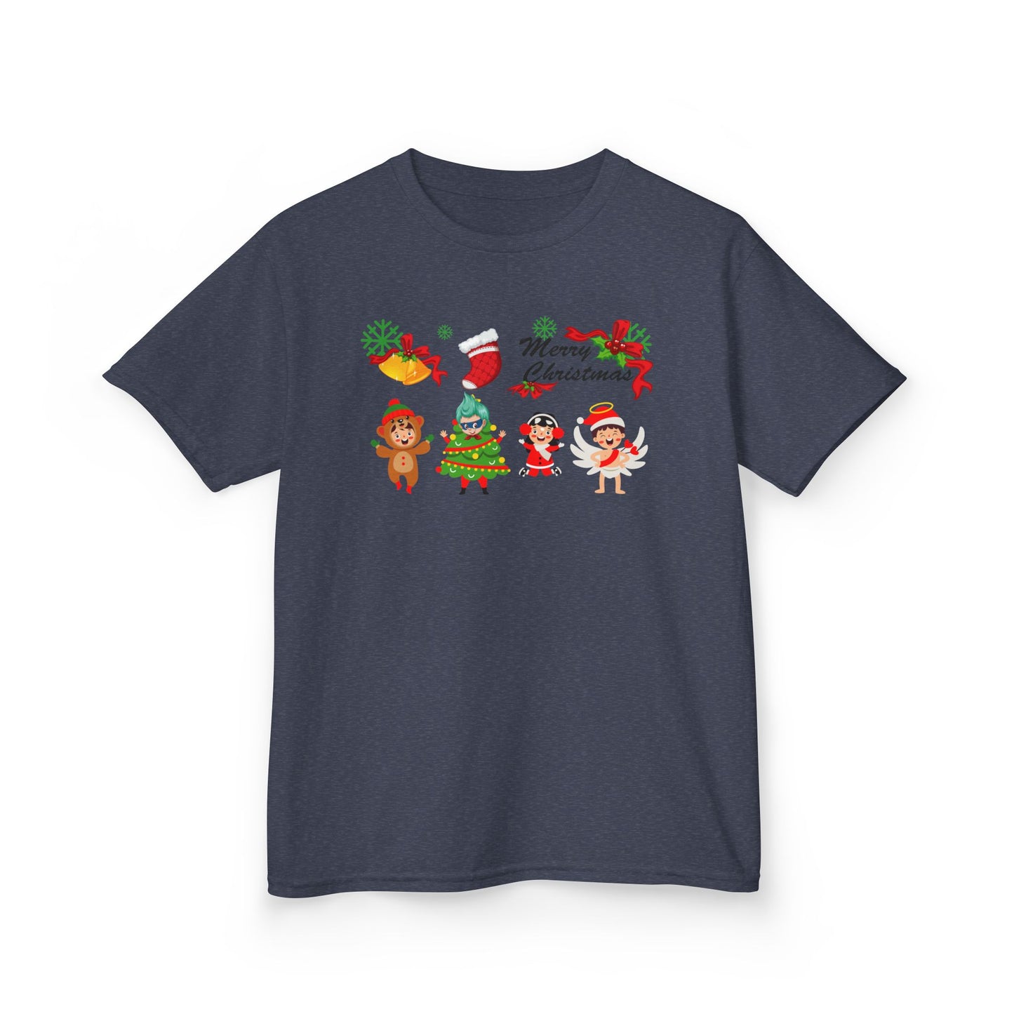 Kids Heavy Cotton™ Tee - Merry christmas from super kid - [[{"value":"Wonderwear Kid"}]]