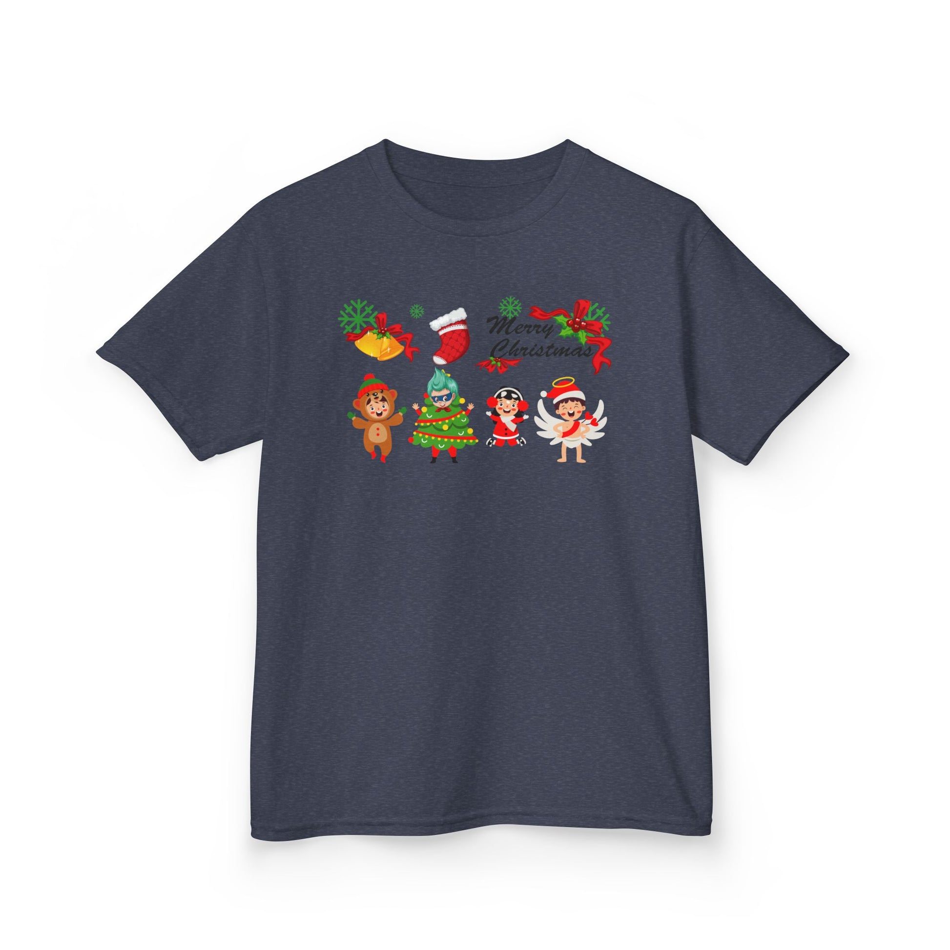 Kids Heavy Cotton™ Tee - Merry christmas from super kid - [[{"value":"Wonderwear Kid"}]]
