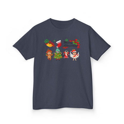 Kids Heavy Cotton™ Tee - Merry christmas from super kid - [[{"value":"Wonderwear Kid"}]]