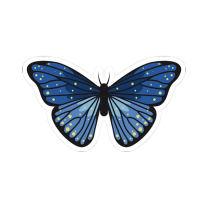 Kiss-Cut Stickers - Blue butterfly Printify