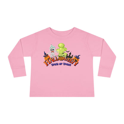 Toddler Long Sleeve Tee - Trick or Treat - [[{"value":"Wonderwear Kid"}]]